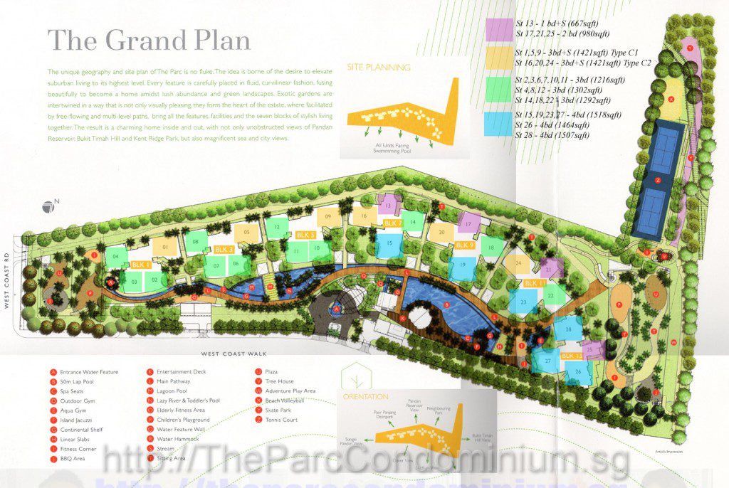Site Plan The Parc Condominium